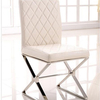White PU Leather Dining Chair